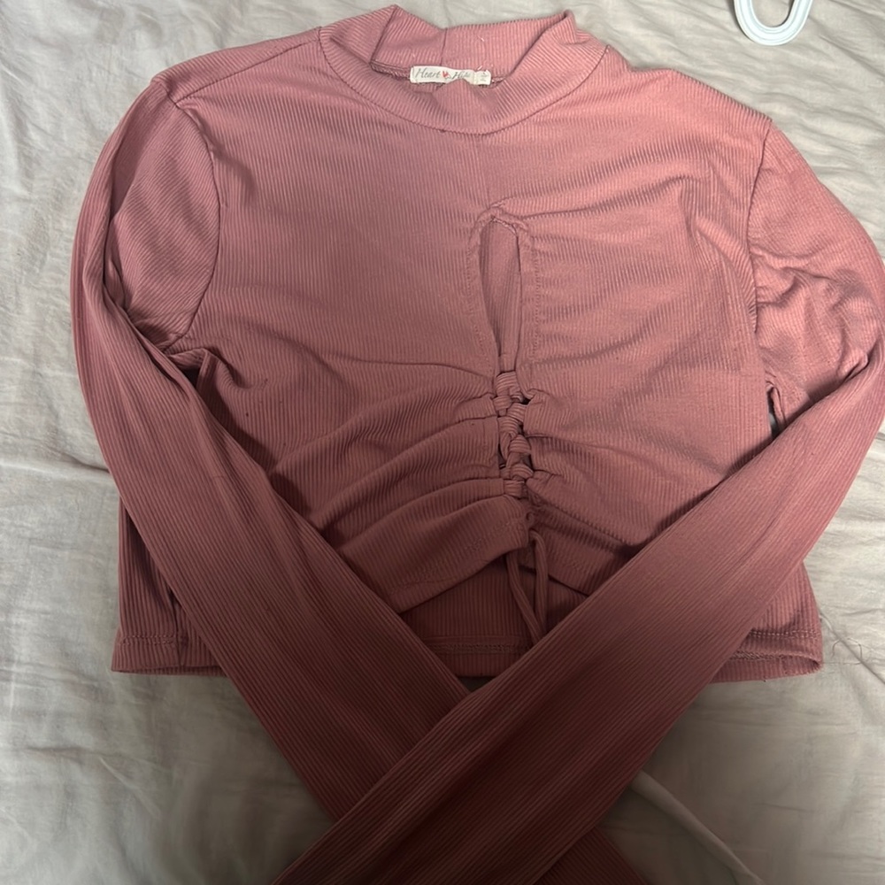 Pink Crop Top size L
